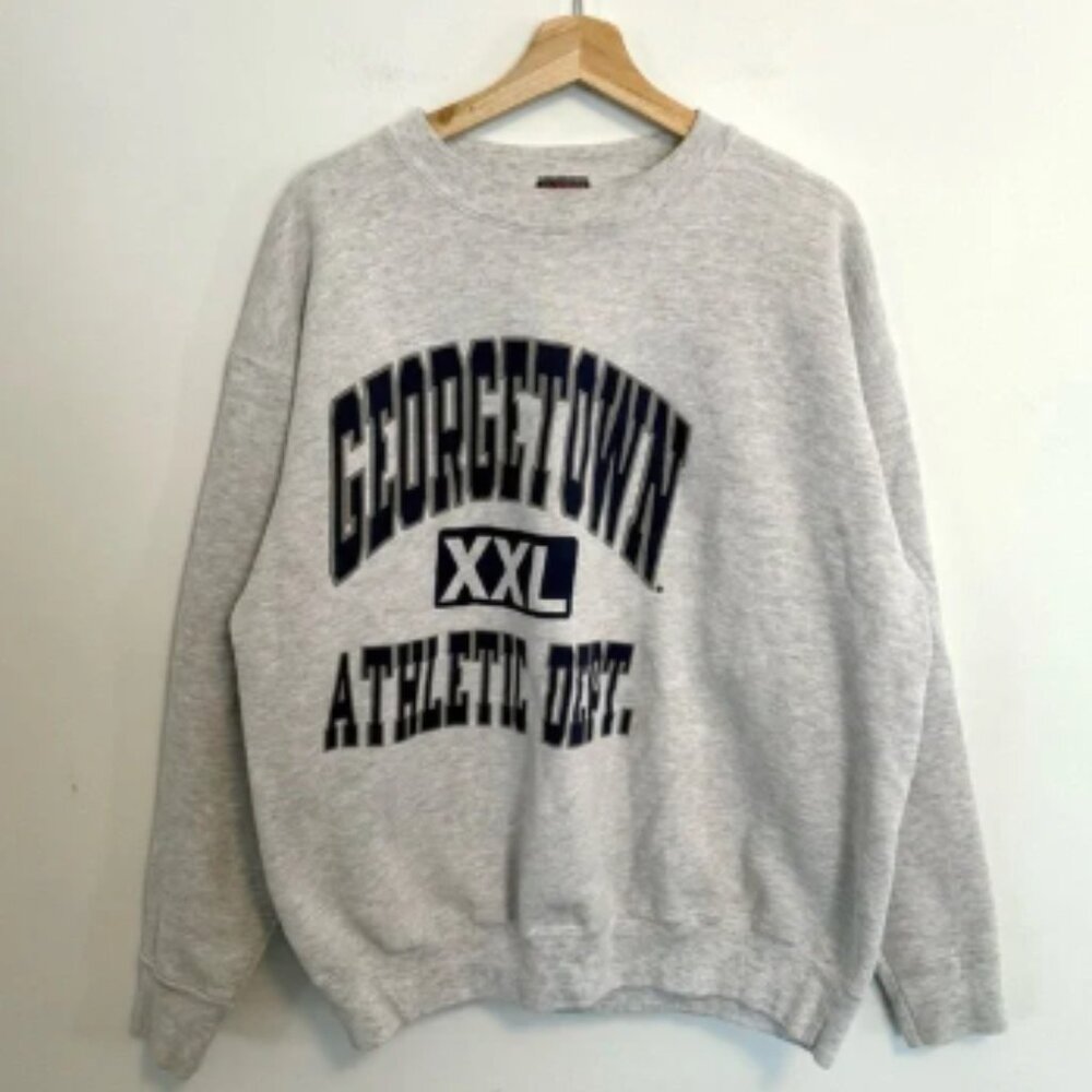 VTG 90s Georgetown Athletic Dept Savvy Trau & Loevner Sweatshirt
